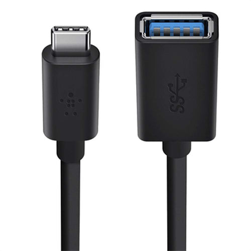 Belkin F2CU036btBLK câble USB USB 3.2 Gen 1 (3.1 Gen 1) USB C USB A Noir