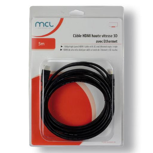 MCL MC385EZ-5M câble HDMI HDMI Type A (Standard) Noir