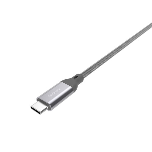 Silicon Power Boost Link Nylon LK30AC câble USB 1 m USB 3.2 Gen 1 (3.1 Gen 1) USB A USB C Gris