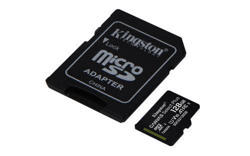 Kingston Technology Carte micSDXC Canvas Select Plus 100R A1 C10 de 128 Go + ADP