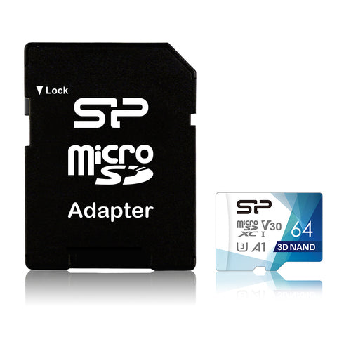 Silicon Power Superior Pro 64 Go MicroSDXC UHS-III Classe 10