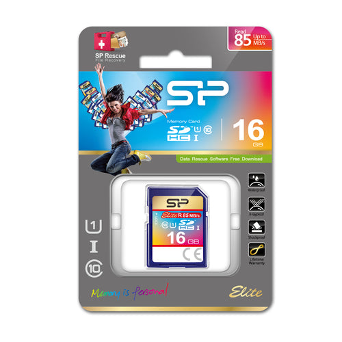 Silicon Power Elite UHS-I, 16GB 16 Go SDHC Classe 10