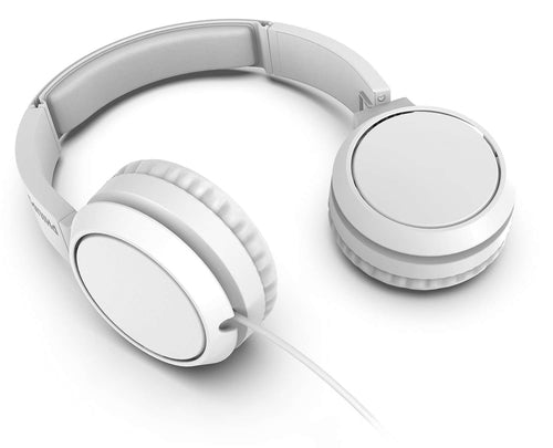 Philips 3000 series TAH4105WT/00 écouteur/casque Avec fil Arceau Appels/Musique Blanc