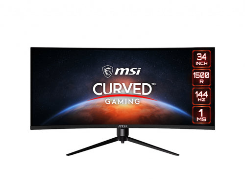 MSI Optix MAG342CQR écran plat de PC 86,4 cm (34") 3440 x 1440 pixels UltraWide Quad HD LCD Noir