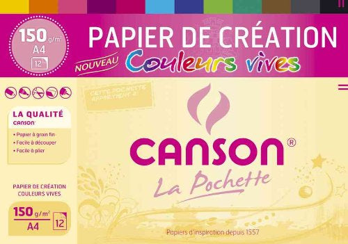 Canson 200002756 papier créatif papier d'art 12 feuilles