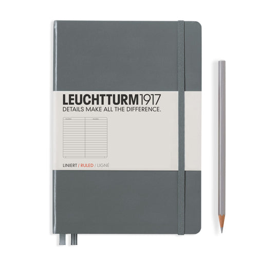 Carnet rigide A5 gris anthracite - LEUCHTTURM 1917