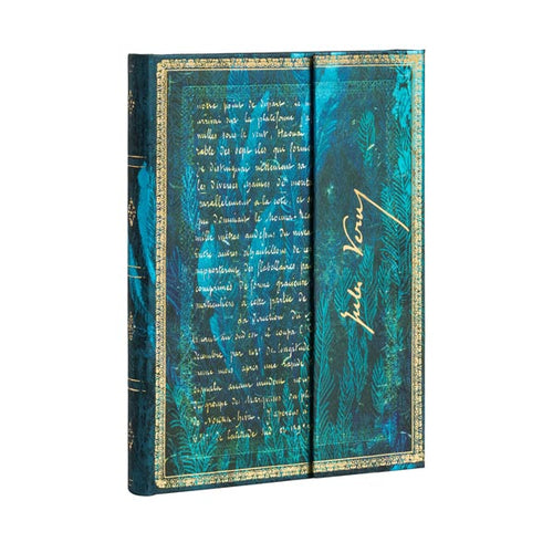 Paperblanks VERNE, TWENTY THOUSAND LEAGUES bloc-notes 144 feuilles Bleu