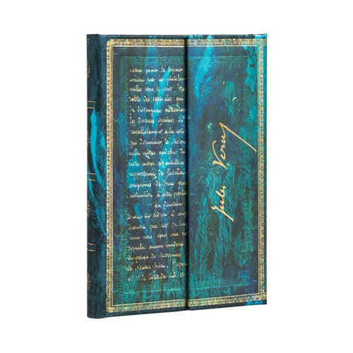 Paperblanks VERNE, TWENTY THOUSAND LEAGUES bloc-notes 176 feuilles Bleu