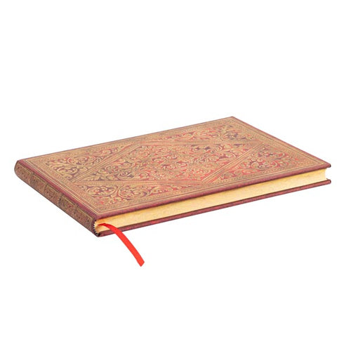 Paperblanks Golden Pathway bloc-notes 144 feuilles Rouge