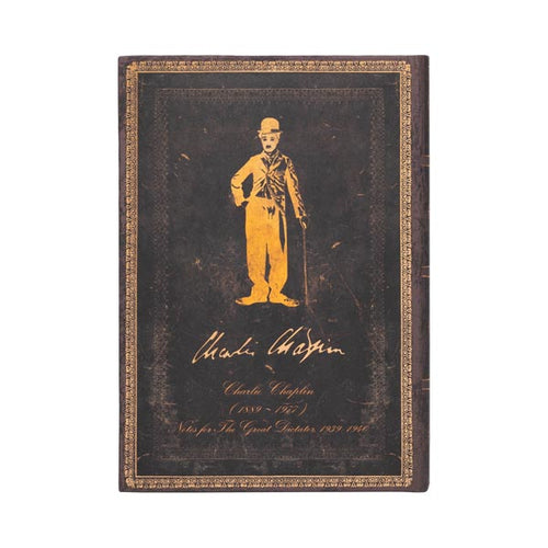 Paperblanks Celebrating Charlie Chaplin bloc-notes A4 144 feuilles Noir