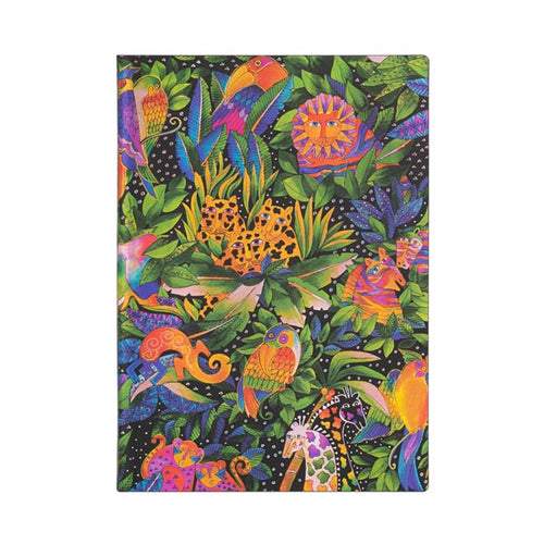 Paperblanks Jungle Song bloc-notes 176 feuilles Multicolore