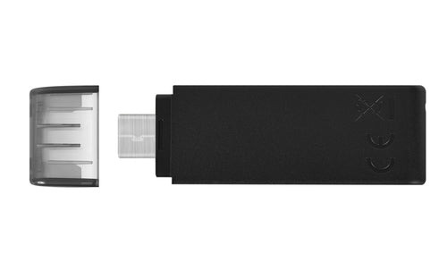 Kingston Technology DataTraveler 70 lecteur USB flash 32 Go USB Type-C 3.2 Gen 1 (3.1 Gen 1) Noir