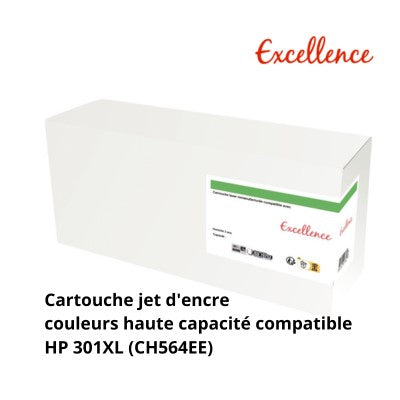Cartouche compatible HP 301XL Couleur - De la marque Excellence