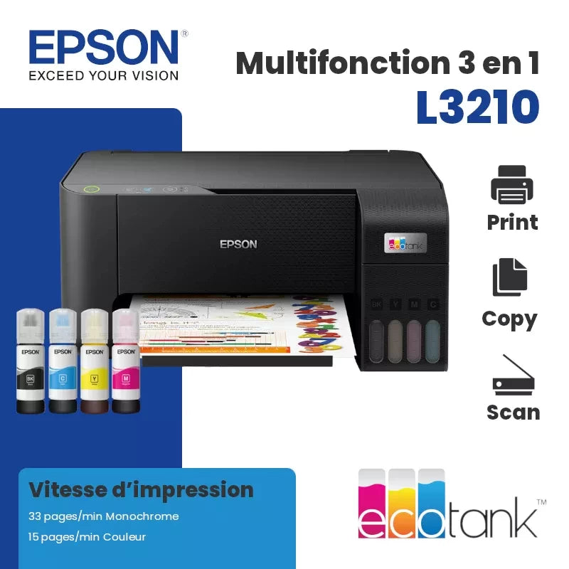 Epson EcoTank L3210 Jet d'encre A4 5760 x 1440 DPI 33 ppm