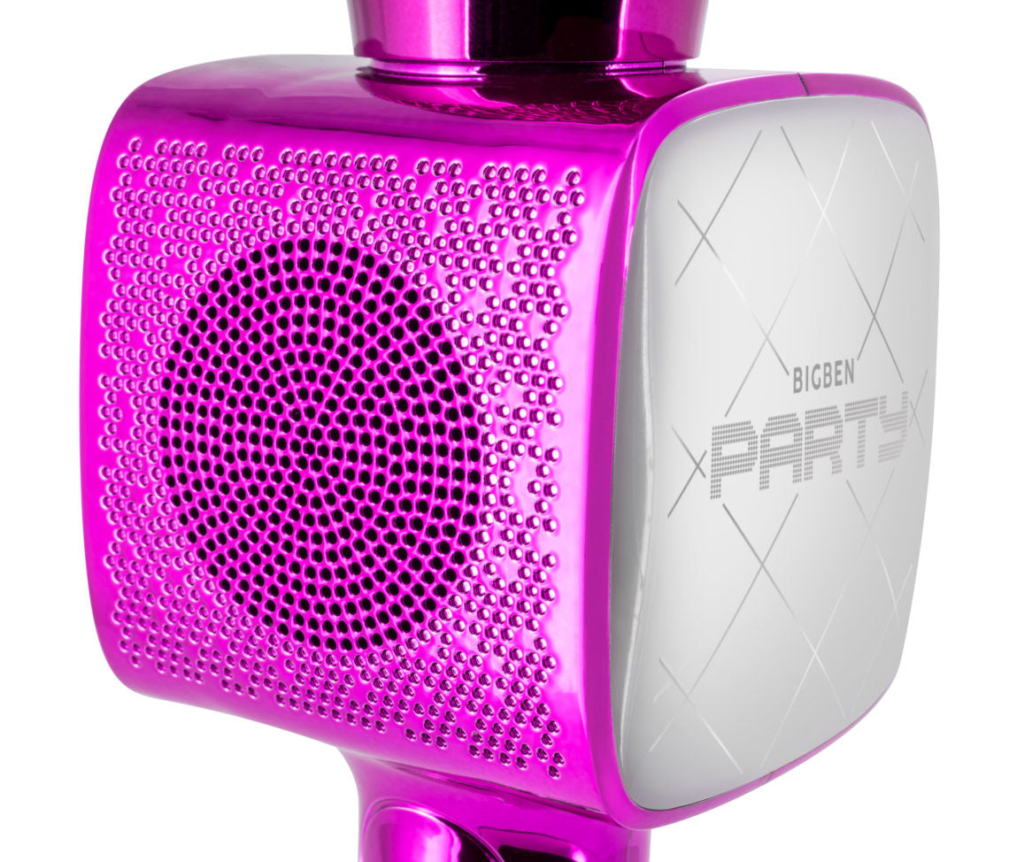 PARTY Light & Sound PARTYBTMIC2PK haut-parleur portable et de fête Rose