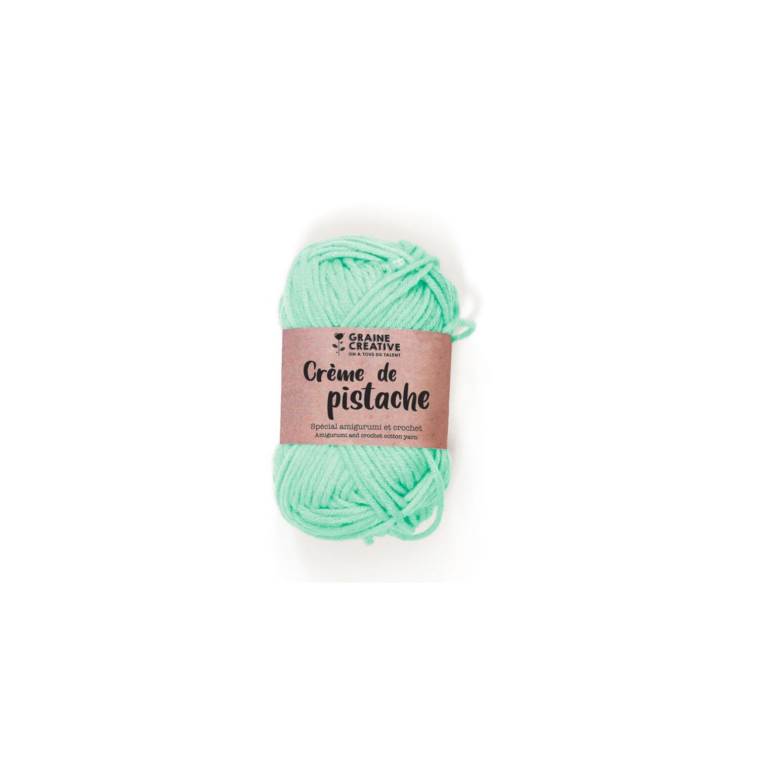 Fil De Coton Spécial Crochet Et Amigurumi 55 M - Vert Clair