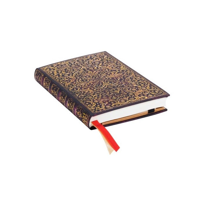 AGENDA SEMAINIER 9,5X14CM PAPERBLANKS AURELIA MINI 12 MOIS VERTICAL