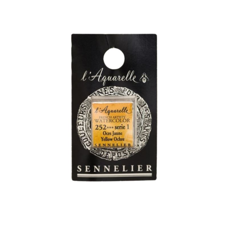 AQUARELLE EXTRA FINE DEMI-GODET 'SENNELIER' OCRE JAUNE S1