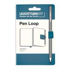 Attache stylo et crayon carnet Pen Loop bleu stone -LEUCHTTURM 1917