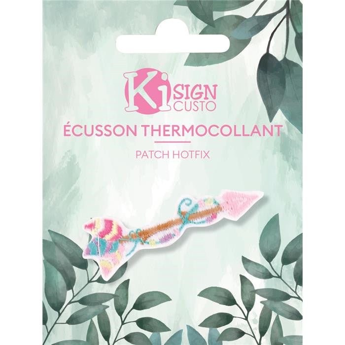 Écusson brodé thermocollant flèche