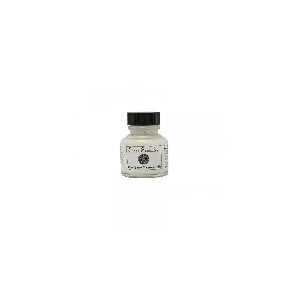 ENCRE SENNELIER 30 ML 01 BLANC OPAQUE