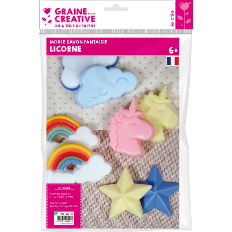 MOULE POUR SAVON 'GRAINE CRÉATIVE BY DTM' LICORNE