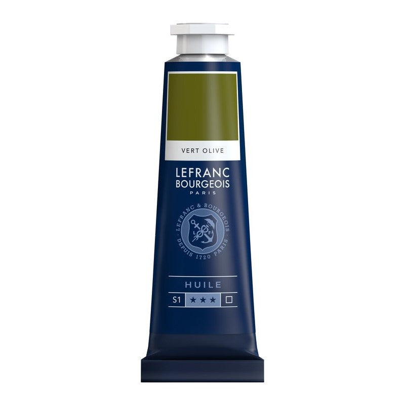 Peinture à l'huile Vert Olive - 40ml - LEFRANC BOURGEOIS