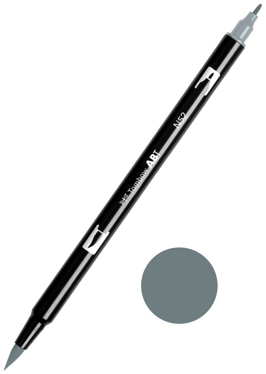 Feutre double pointe ABT Dual Brush Pen - N52 Gris froid 8