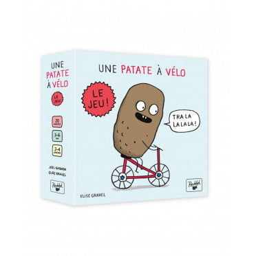 Une patate en vélo