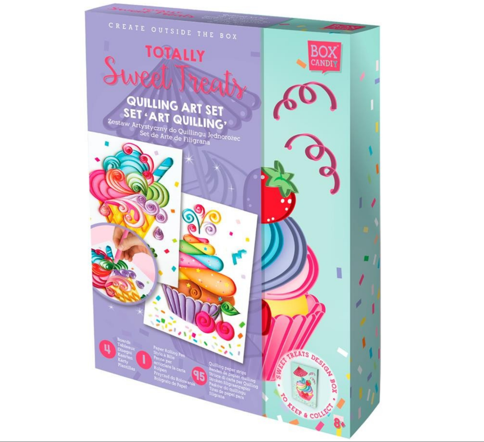 Box Candiy: Totally Sweet Treats - SET 'ART QUILLING'