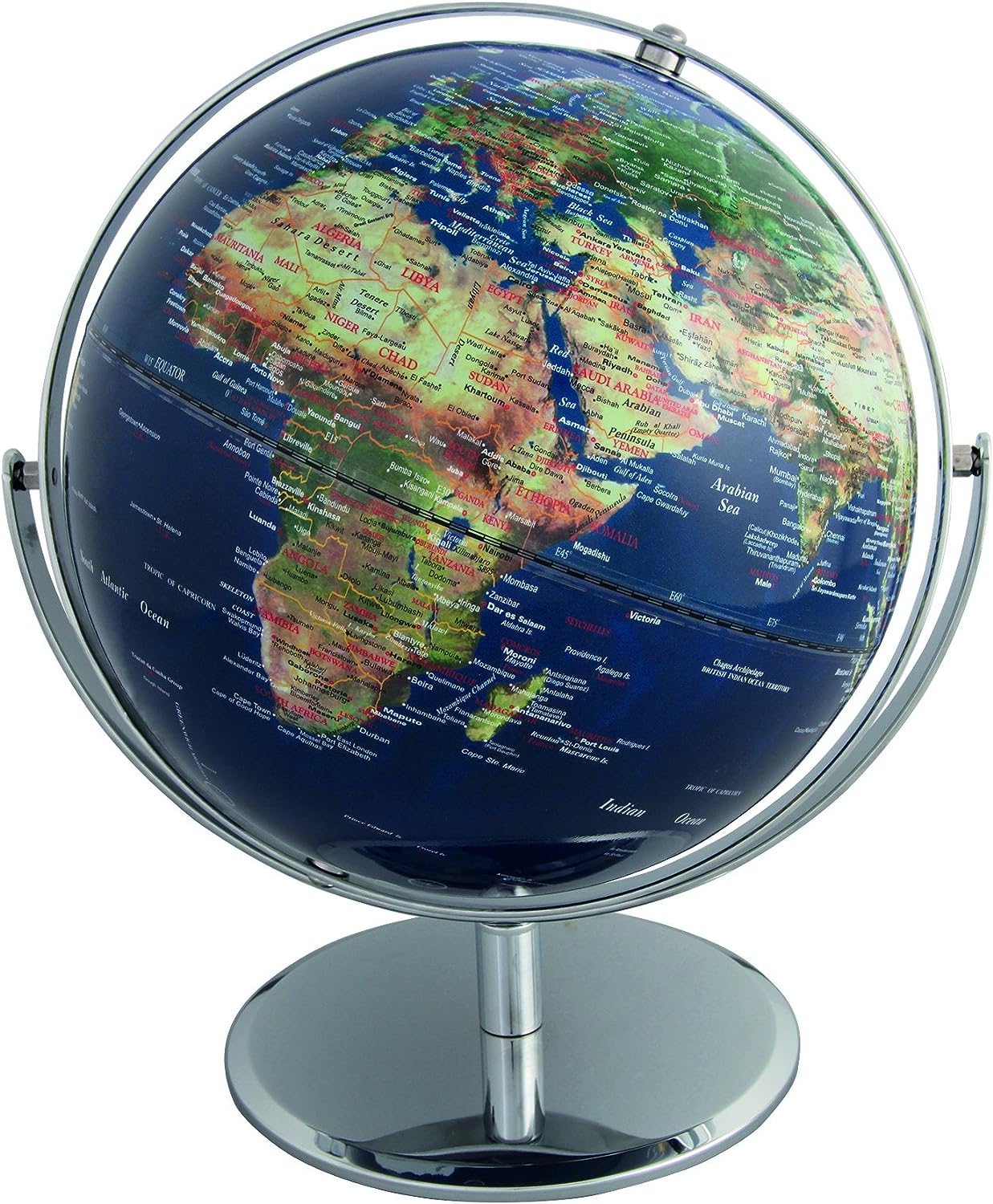 Globe multidirectionnel 25 cm Bleu